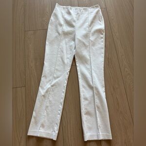 LOFT White High-Waist Pants
